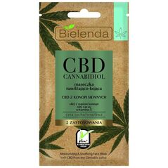Bielenda CBD Cannabidiol Maseczka nawilżająco-kojąca 8g
