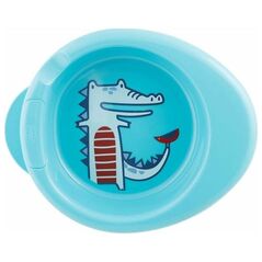 Chicco Talerz podgrzewany 2w1 niebieski