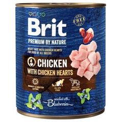 Brit Brit Premium By Nature Chicken & Hearts puszka 800g