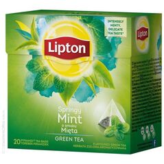 Lipton LIPTON_Green Tea zielona herbata Mięta 20 torebek 32g