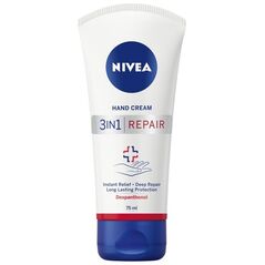 Nivea Krem do rąk Hand Cream 3w1 Repair odbudowujący 75ml