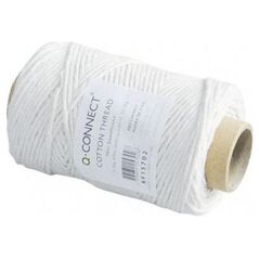 Staples Nici bawełniane 10dkg/80m, wytrzymałość 10,7kg