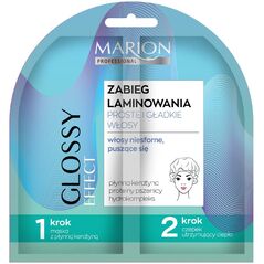Marion Zabieg laminowania Duo Proste i Gładkie włosy - do włosów niesfornych 20ml+czepek