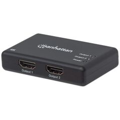 Manhattan Manhattan 4K 2-Port HDMI-Splitter 4K@30Hz Netzteil schwarz