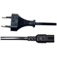 Kabel zasilający Manhattan Kabel Zasilający Audio Ósemka Euro na C7 3m Czarny