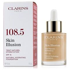 Clarins Skin Illusion Natural Hydrating Foundation Spf 15 108.5 Cashew 30ml