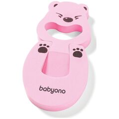 BabyOno Zabezpieczenie do mebli, drzwi różowy misiu BabyOno