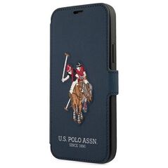 U.S. Polo Assn US Polo USFLBKP12LPUGFLNV iPhone 12 Pro Max 6,7" granatowy/navy book Polo Embroidery Collection