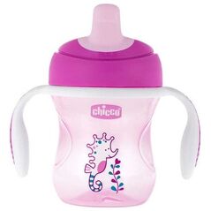 Chicco 692110-KUBEK NIEKAPEK Z USTNIKIEM 6M+