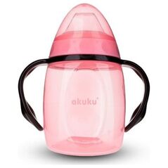 Akuku AKUKU Kubek Niekapek z Miękkim Ustnikiem 9m+ 280ml