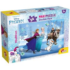 Lisciani Puzzle dwustronne Maxi 24 Kraina Lodu 2