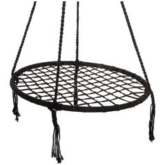 Huśtawka Royokamp  Hamak ażurowy 80cm czarny
