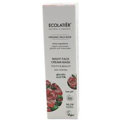 GreenCo ECL ORGANIC WILD ROSE Krem-maska do twarzy na noc, 50ml