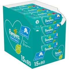 Pampers Chusteczki nawilżane FreshClean 15x80szt. (1200 szt.)
