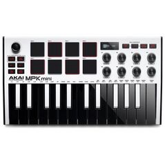 Akai MPK MINI MK3 WHITE - Klawiatura Sterująca USB