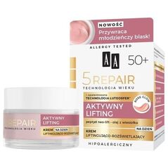AA Technologia Wieku 5Repair 50+ Aktywny Lifting krem na dzień liftingująco-rozświetlający 50ml