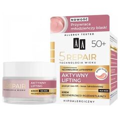 AA Technologia Wieku 5Repair 50+ Aktywny Lifting krem na noc regenerująco-rozświetlający 50ml