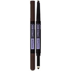 Maybelline  Maybelline Express Brow Satin Duo Kredka do brwi 0,71g Dark Brown