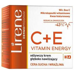 Lirene lirene krem do twarzy c+e vitamin energy nawilżający 50ml