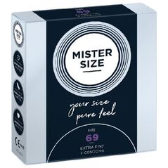Mister Size Mister Size Condoms prezerwatywy dopasowane do rozmiaru 69mm 3szt.