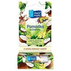 SKARB MATKI-POMADKA OCHRONNA DLA DZIECI O SMAKU KOKOSA I WANILII