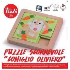 Sevi SEVI PRZESUWNE PUZZLE Z KRÓLICZKIEM