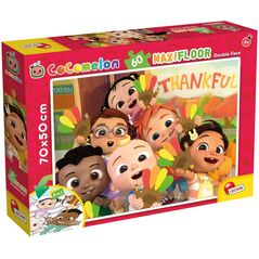 Lisciani LISCIANI COCOMELON DWUSTRONNE PUZZLE PODŁOGOWE 60 EL. 1,2,3 !!!