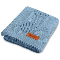 Sensillo KOC BAMBUS 100% 100X80CM NIEBIESKI
