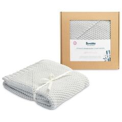 Sensillo OTULACZ Z KAPTURKIEM 100% BAMBOO GIFT SZARY