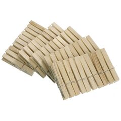 Wenko kołki 7 cm drewno naturalne 50 sztuk