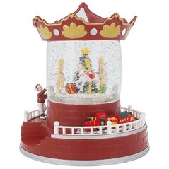 Christmas Snow Globe Lantern CAROUSEL FLX-4 Forever Light 5907457776968