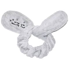 Mola DR. MOLA_Bunny Ears opaska kosmetyczna królicze uszy Szara
