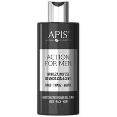 Apis APIS_Action For Men 3in1 nawilżający żel do mycia ciała twarzy i włosów 300ml