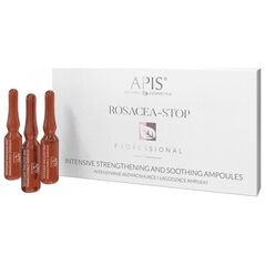 Apis APIS_Rosacea-Stop Intensive Strengthening And Soothing Ampoules intensywnie wzmacniające i łagodzące ampułki na bazie hydrolatu z róży damasceńskiej 10x3ml