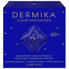 Dermika Luxury Neocollagen 60+ kolagenowy krem naprawczy do redukcji zmarszczek i bruzd na dzień/ na noc 50ml
