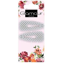 Glamour GLAMOUR_Spinki do włosów duża Perły 2szt
