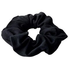 Anwen ANWEN_Scrunchie bawełniana gumka do włosów Czarna