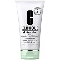 Clinique All About Clean 2-in-1 Cleansing Exfoliating Jelly delikatny głęboko oczyszczający żel do mycia twarzy 150ml