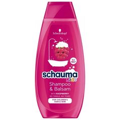 Schauma SCHAUMA_Kids Shampoo&amp|Balsam szampon odżywczy do włosów suchych dla dzieci Malina 400ml
