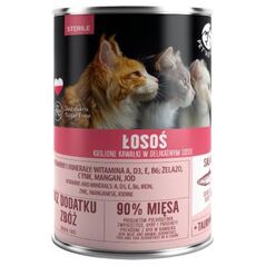 Pet Republic KOT STERILE puszka ŁOSOŚ sos /6 400g