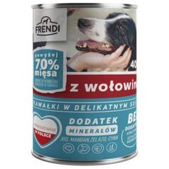 Pet Republic FRENDI PIES puszka WOŁOWINA sos /10 400g