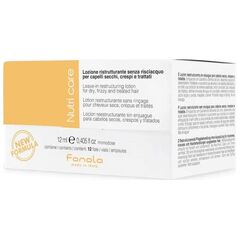 Fanola FANOLA_Nourishing Leave-In Restructing Lotion odżywczy balsam do włosów suchych i znisczonych w ampułkach 12x12ml