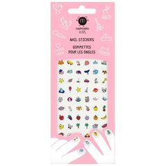 Nailmatic NAILMATIC_Kids Nail Stickers naklejki na paznokcie dla dzieci Happy Nails