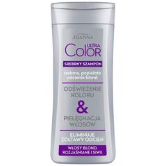 Joanna Ultra Color srebrny szampon do włosów srebrne popielate odcienie blond 400ml