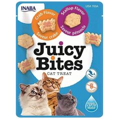 Inaba Foods Churu Juicy Bites Scallop Crab 33,9g, przysmak dla kota