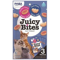 Inaba Foods Churu Juicy Bites Chicken Tuna 33,9g, przysmak dla kota z tuńczykiem
