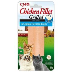 Inaba Foods Churu Chicken Fillet In Scallop Broth 25g, przysmak dla kota