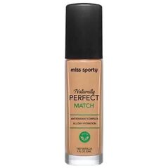 Miss Sporty MISS SPORTY_Naturally Perfect Match wegański podkład nawilżający 160 Vanilla 30ml