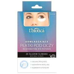 Lbiotica  L'BIOTICA Odmładzające Płatki pod oczy - ze Śluzem Ślimaka  1op.-3x2szt