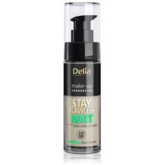 Delia Delia Cosmetics Stay Flawless Matt Podkład matujący 16H nr 404 Cashmere 30ml